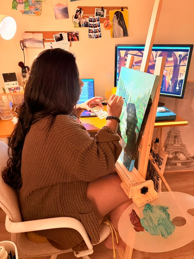 Painting landscape, 2024